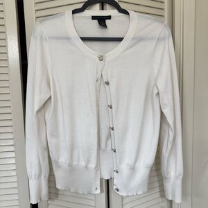 Grace Elements Classic White Cardigan